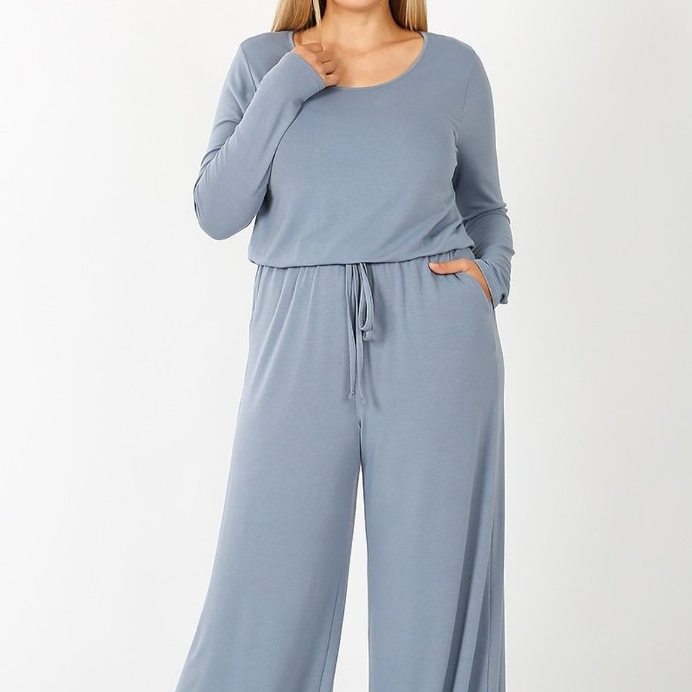 Plus Size Available Blue Jumpsuit